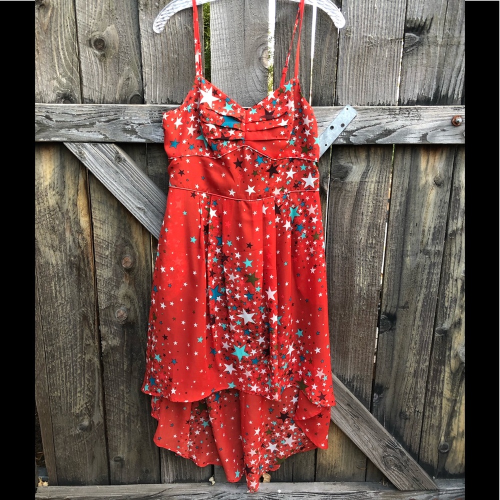 Beautiful AMERICAN RAG Hi-Low Star Dress Size LG